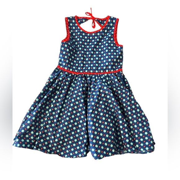 Wildflowers Other - Wildflowers Daydream Believer Blue Floral Sleeveless Dress Open back Sz 12